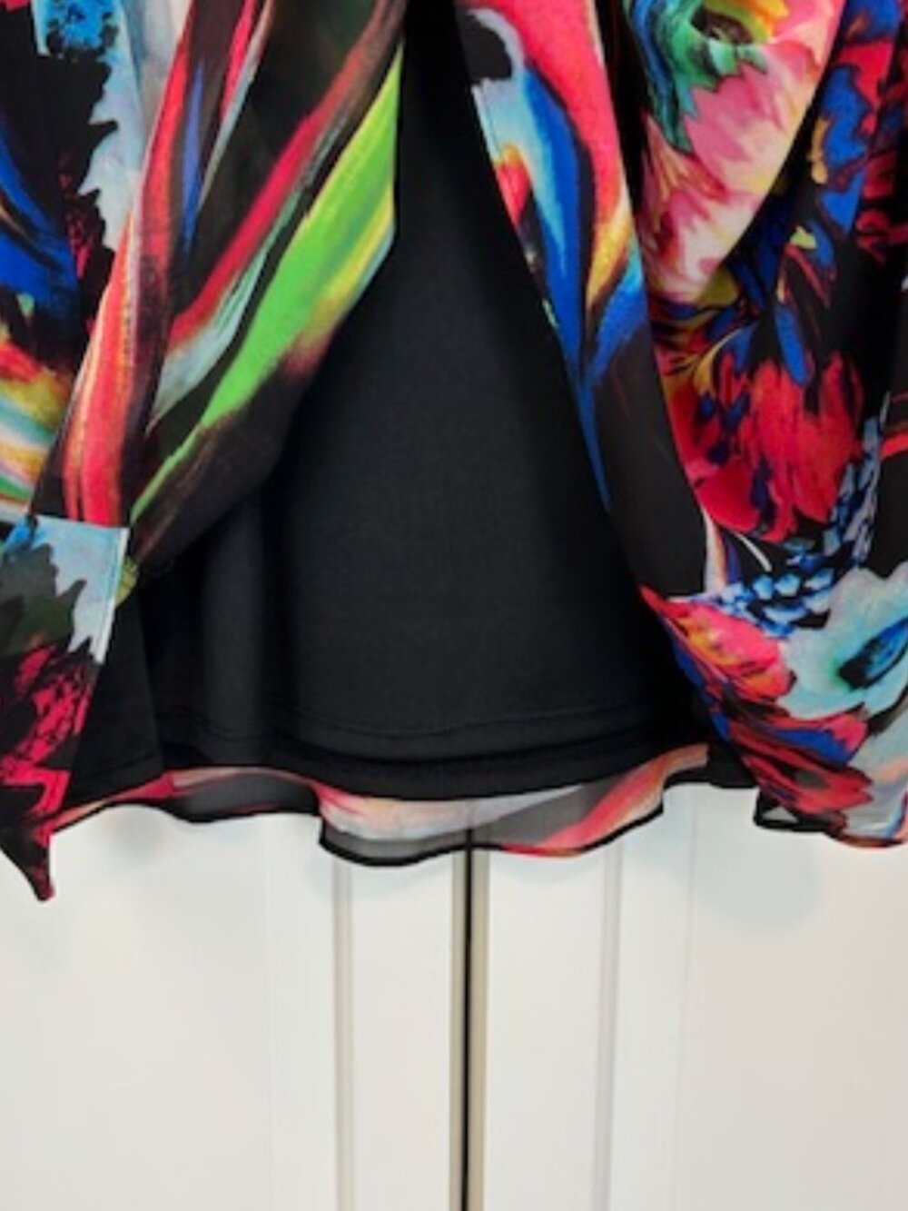 Betsey Johnson Watercolor Popover Dress Size 6 - Picture 6 of 7